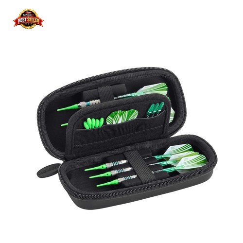 Modern black sentry dart case - modern,